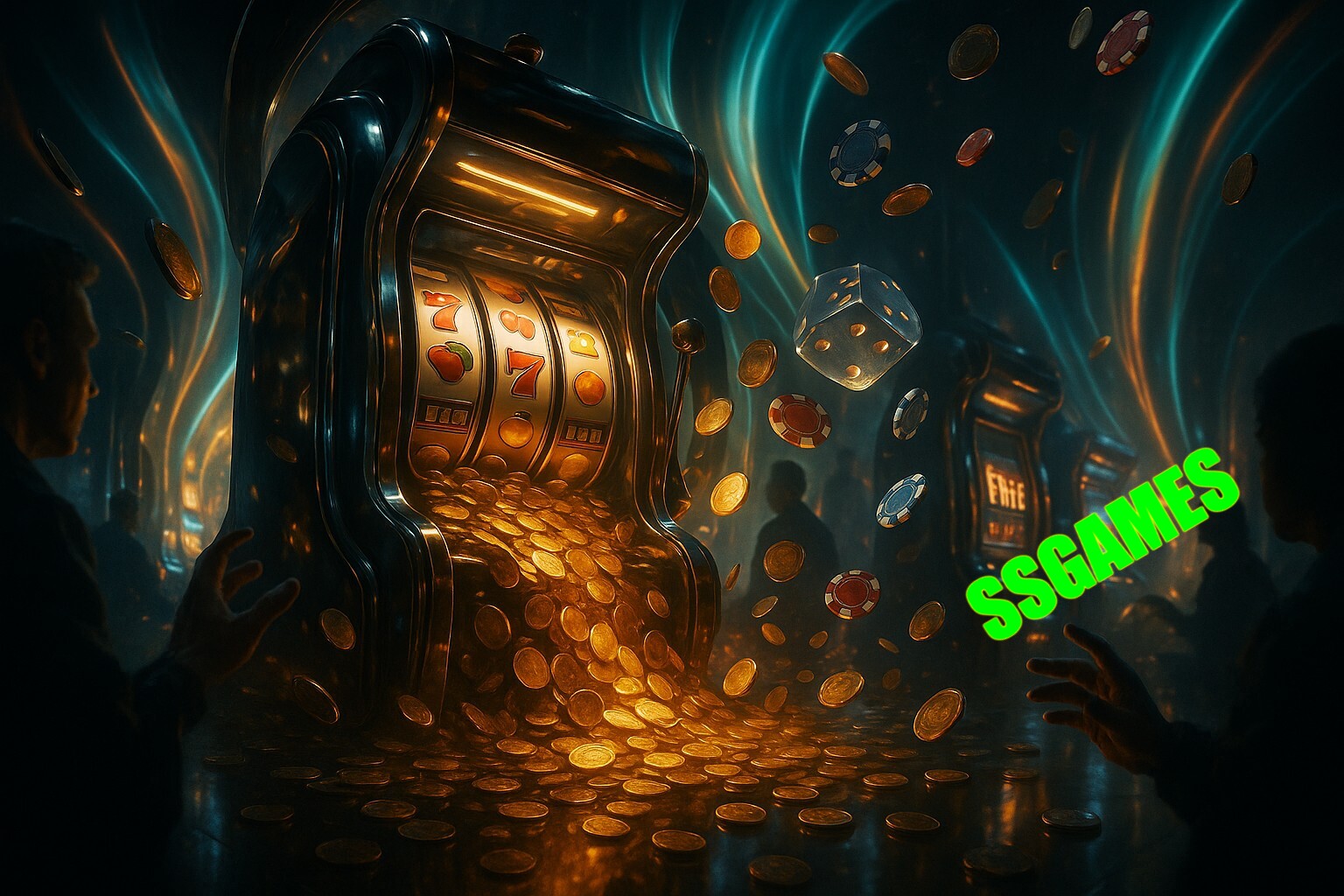 Diversos jogos de caça-níqueis